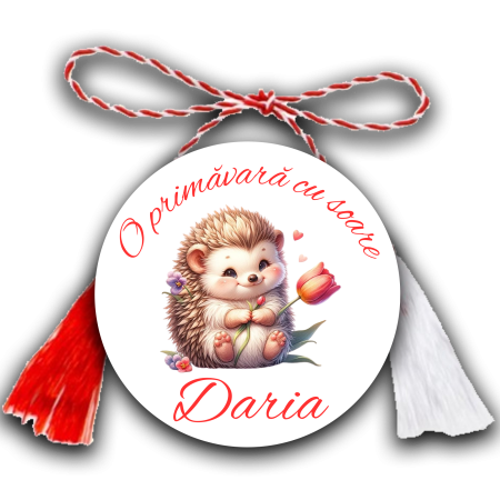 Martisoare - Martisor personalizat cu nume arici