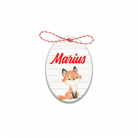 Martisoare - Martisor handmade cu nume vulpe