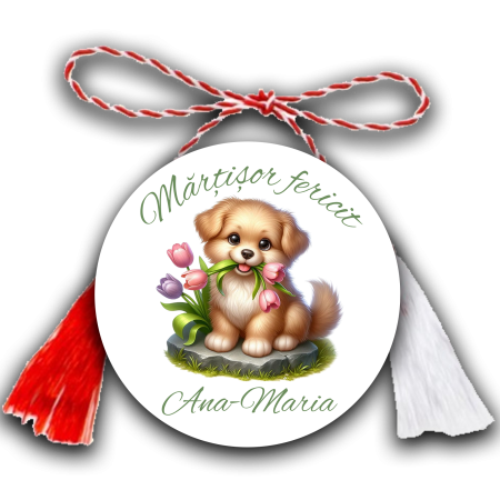 Martisoare - Martisor personalizat cu nume catel