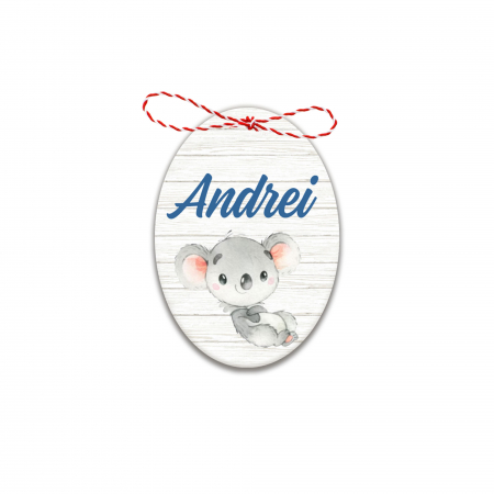 Martisoare - Martisor handmade cu nume urs koala