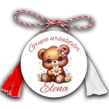 Martisoare - Martisor personalizat cu nume Grupa ursuletilor
