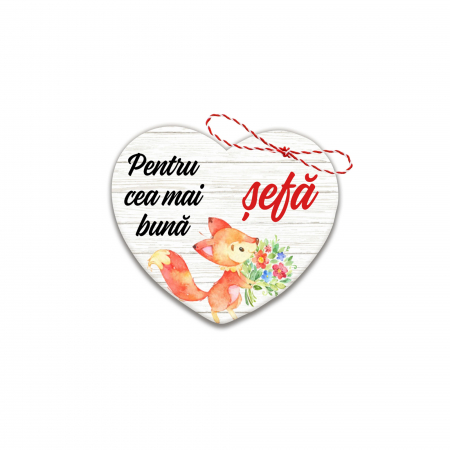 Martisor handmade pentru cea mai buna sefa