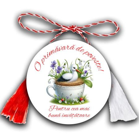 Martisoare - Martisor personalizat pentru invatatoare