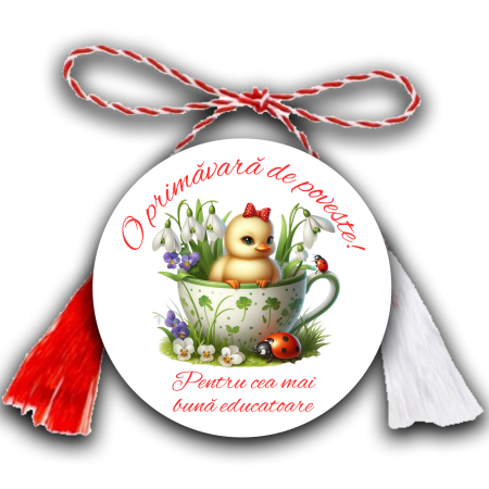 Martisoare - Martisor personalizat pentru educatoare