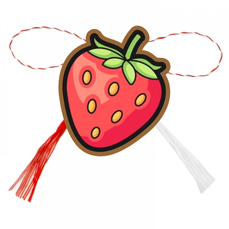 Martisoare - Martisor handmade capsuna