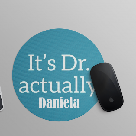 Mousepad-uri - Mousepad personalizat cu nume It's doctor actually