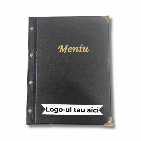 Produse personalizate HORECA - Mapa meniu personalizata cu logo