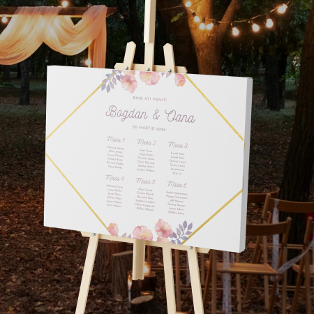 Opis- Asezare la mese - Opis- asezare la mese personalizat Autumn Whispers