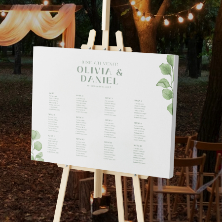 Opis- Asezare la mese - Opis- asezare la mese personalizat Bohemian Spirit