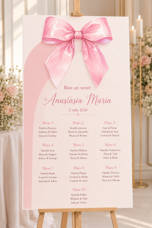 Opis de botez - Opis botez personalizat Baby Rose Tale