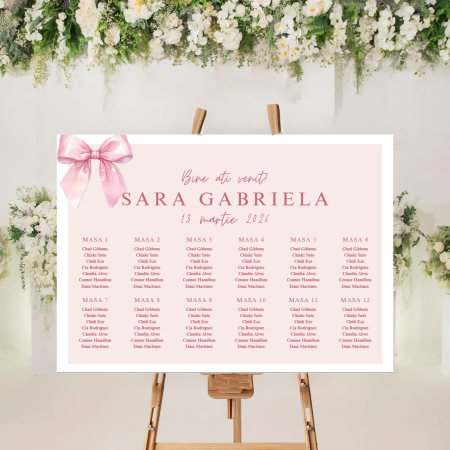 Opis de botez - Opis botez personalizat Baby Rose Tale