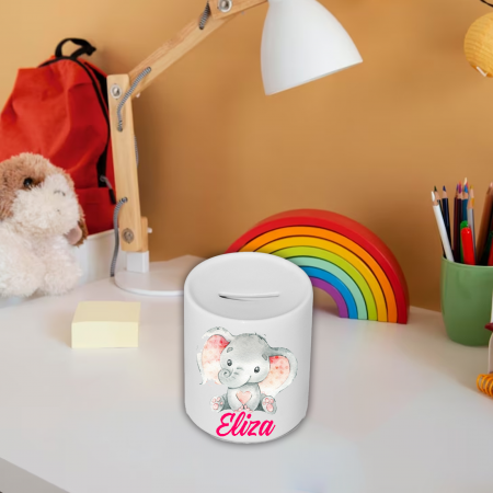 Pusculite personalizate - Pusculita personalizata cu nume Elefant