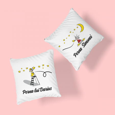 Perne personalizate - Perne personalizate cu stele si nume