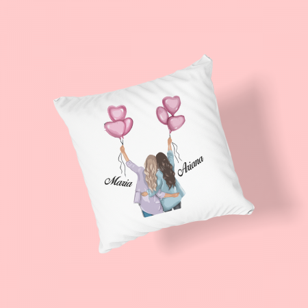 Perne personalizate - Perna personalizata cu text Best Friends