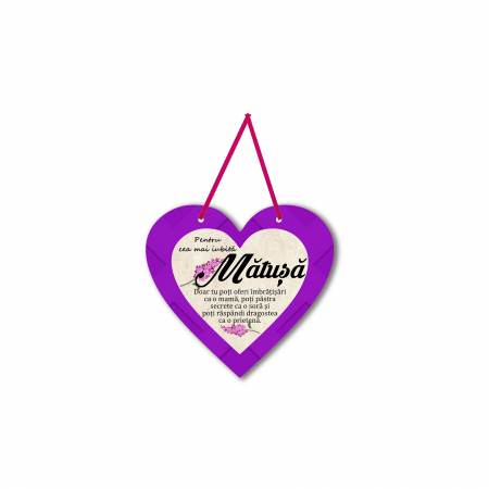 Magneti personalizati - Magnet personalizat cu mesaj pentru matusa