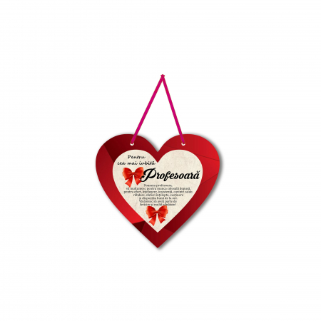 Magneti personalizati - Magnet personalizat cu mesaj pentru profesoara