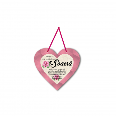 Magneti personalizati - Magnet personalizat cu mesaj pentru soacra