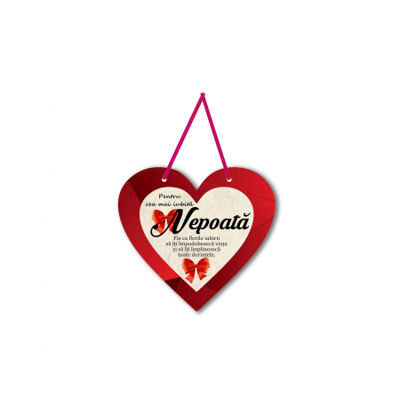 Magneti personalizati - Magnet personalizat cu mesaj pentru nepoata