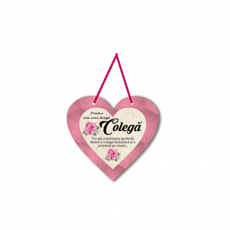 Magneti personalizati - Magnet personalizat cu mesaj pentru colega