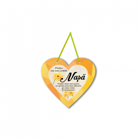 Magneti personalizati - Magnet personalizat cu mesaj pentru nasa