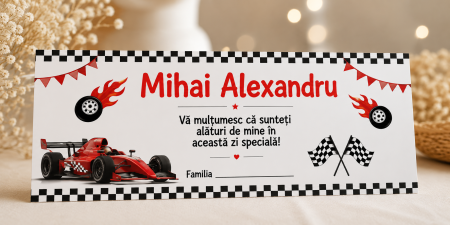 Plicuri de bani pentru botez - Plic bani botez personalizat Car