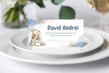 Plicuri de bani pentru botez - Plic bani botez personalizat Golden Hug Story