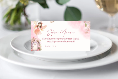 Plicuri de bani pentru botez - Plic bani botez personalizat Enchanted Castle