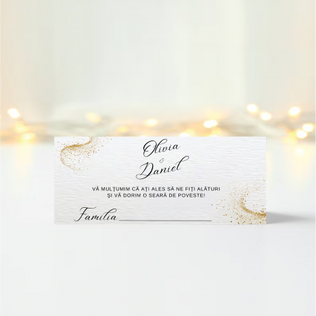 Plicuri bani nunta - Plic bani nunta personalizat Glitter