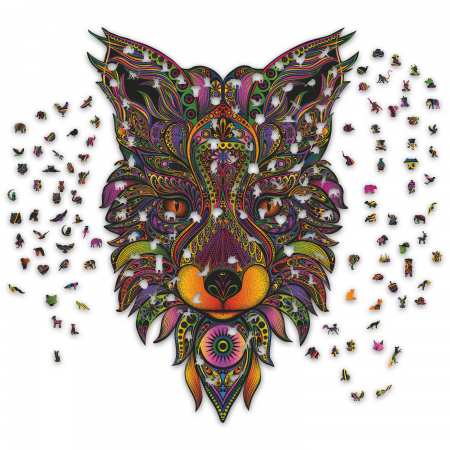 Puzzle - Puzzle personalizat vulpe 1047 piese