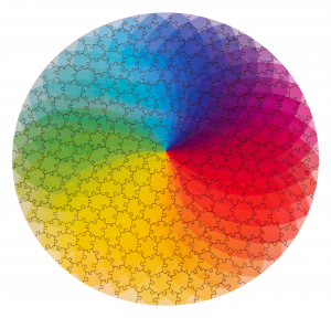 Puzzle personalizat color wheel 271 piese