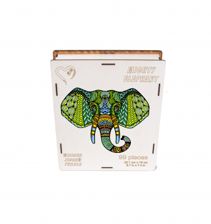 Puzzle personalizat elefant 99 piese [1]