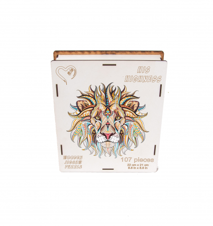 Puzzle personalizat leu 107 piese [1]
