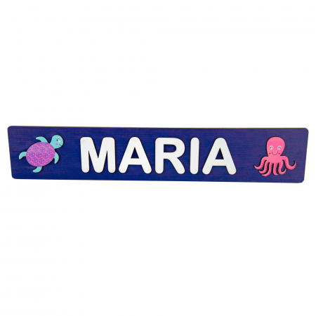Puzzle - Puzzle personalizat cu nume model maritim
