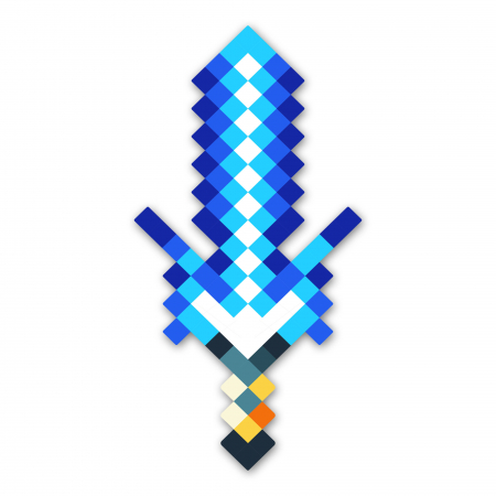 Jucarii - Sabie Minecraft Blue Hero albastru