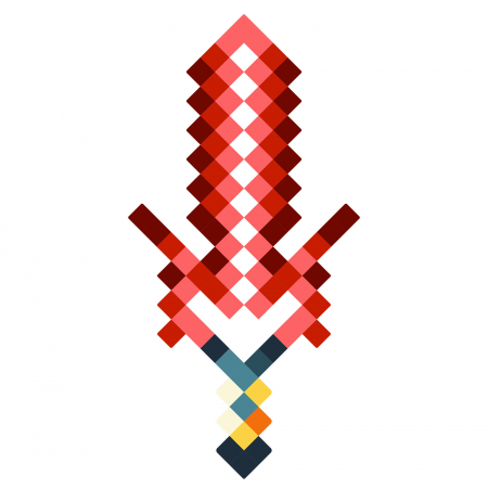 Jucarii - Sabie Minecraft Red Hero rosu