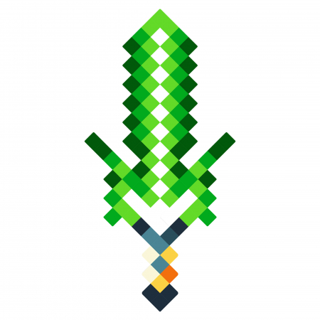 Jucarii - Sabie Minecraft Green Hero verde