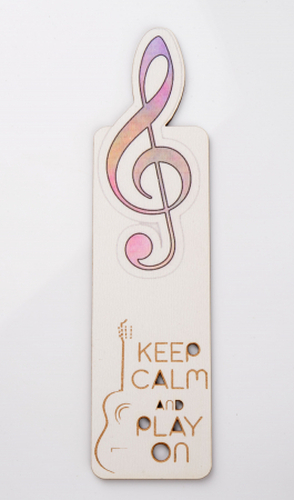 Semn de carte - Semne de carte Music plastic, 15cm