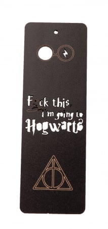 Semne de carte gravate cu Hogwards