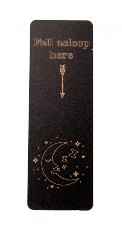 Semne de carte gravate cu luna