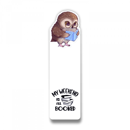 Semn de carte - Semne de carte Owl reading, 15 cm