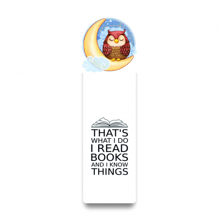 Semn de carte - Semne de carte Sleepy owl plastic, 15 cm