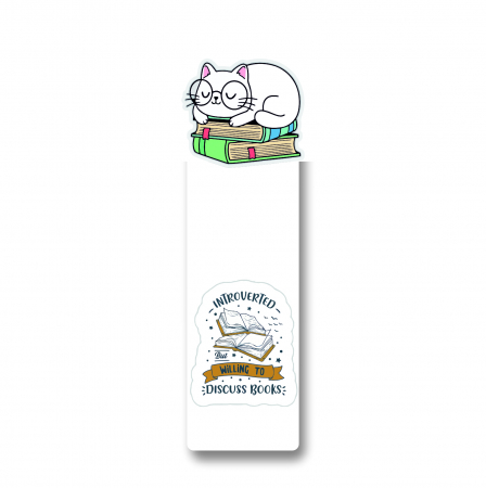 Semn de carte - Semne de carte Reader cat, 15 cm