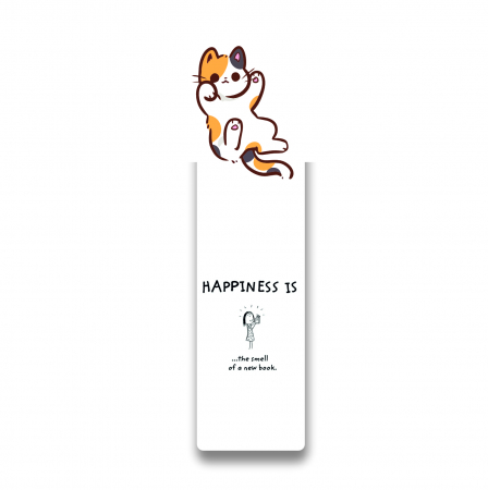 Semn de carte - Semne de carte Calico cat plastic, 15 cm