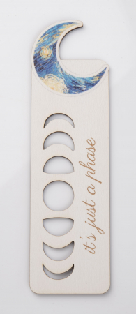Semn de carte - Semne de carte Moon Phases plastic, 15cm