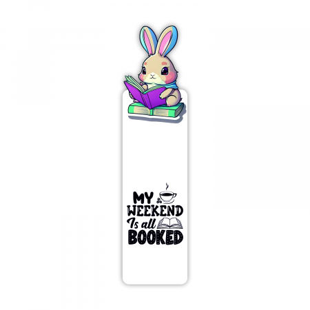 Semn de carte - Semne de carte Bunny reading, 15 cm