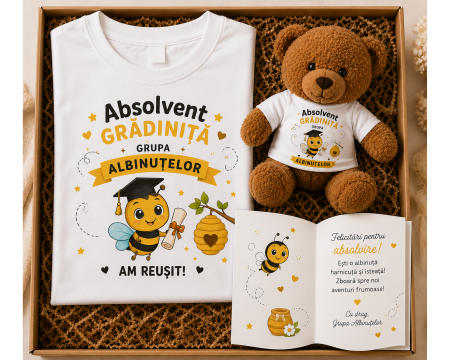 Cadouri absolvire - Set absolvire grădiniță personalizat