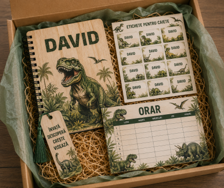 Back to School - Set Back to School personalizat Dino