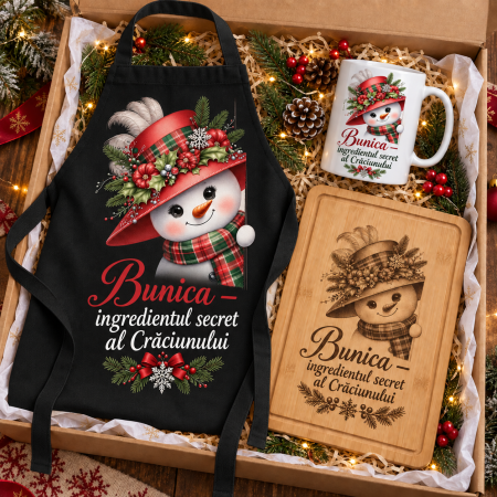 Seturi Cadou Personalizate de Craciun - Set Cadou Bunica – Ingredientul Secret al Craciunului