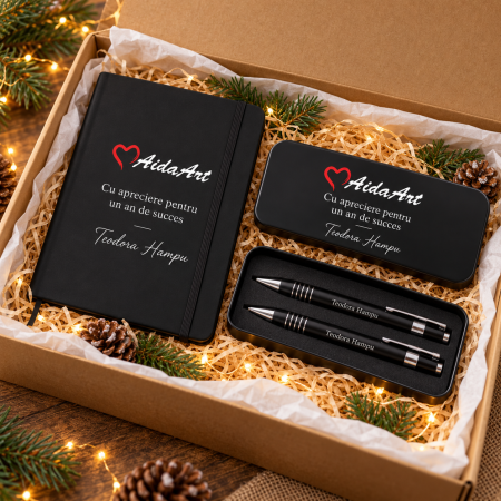 Seturi Cadou Personalizate de Craciun - Set Cadou Corporate de Craciun Succes Impreuna