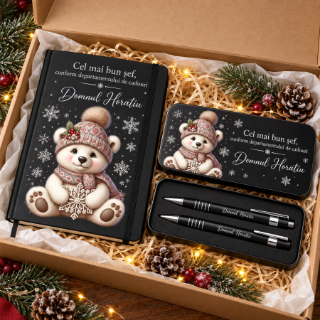 Seturi Cadou Personalizate de Craciun - Set Cadou Craciun Sef de Nota 10